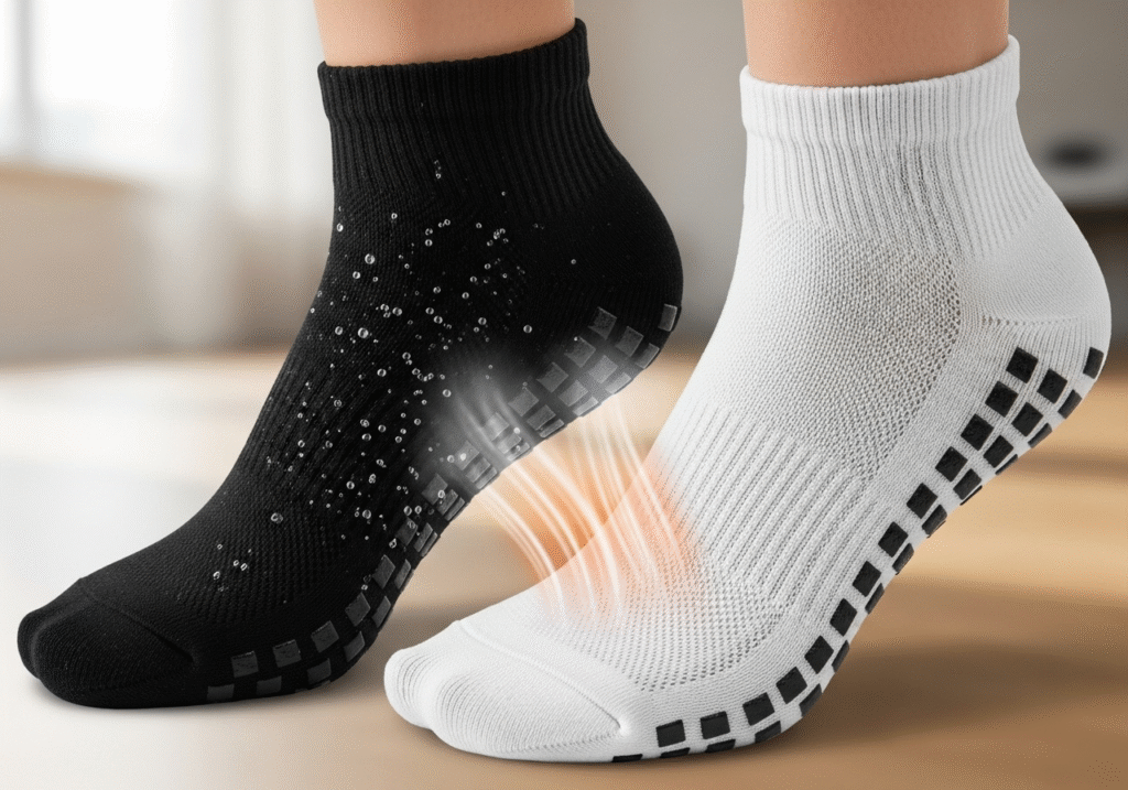 comfortable grip socks
