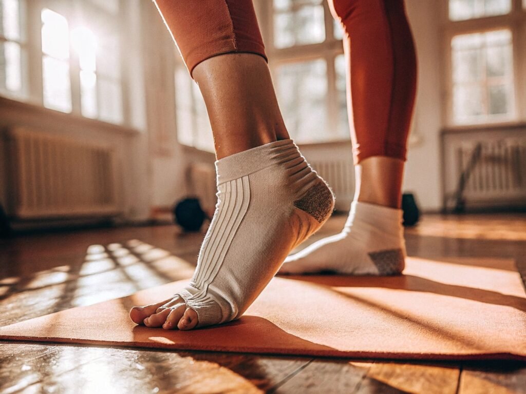 yoga instructor grippy socks