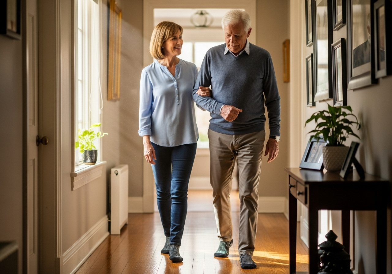 Why Do Seniors Need Grip Socks to Prevent Falls?