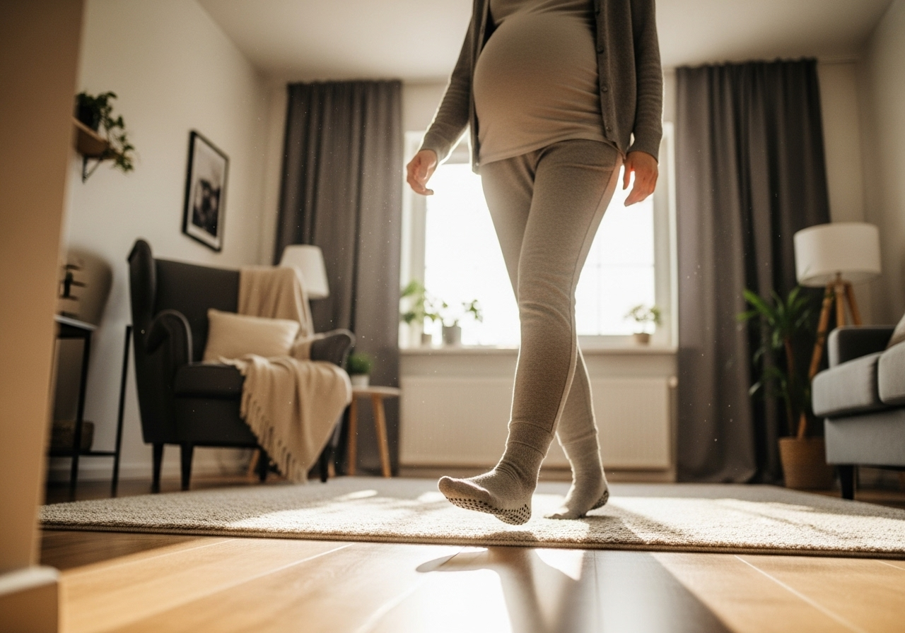 Why Should Pregnant Women Wear Grip Socks at Home?