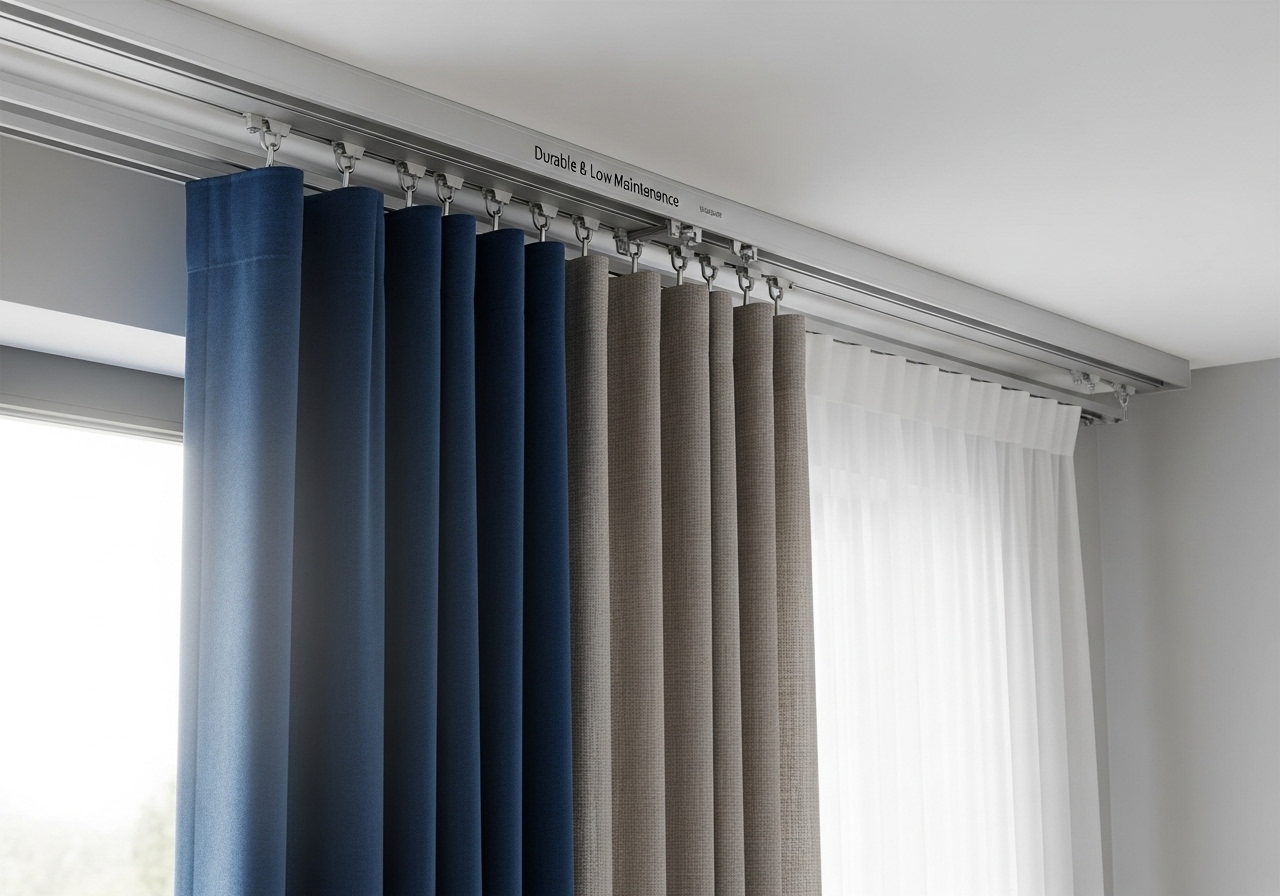 How Do Heavy-Duty Curtain Tracks Improve Durability in Commercial Spaces?