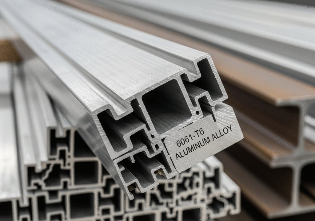 A side-by-side comparison of a steel curtain rod and an extruded aluminum curtain track