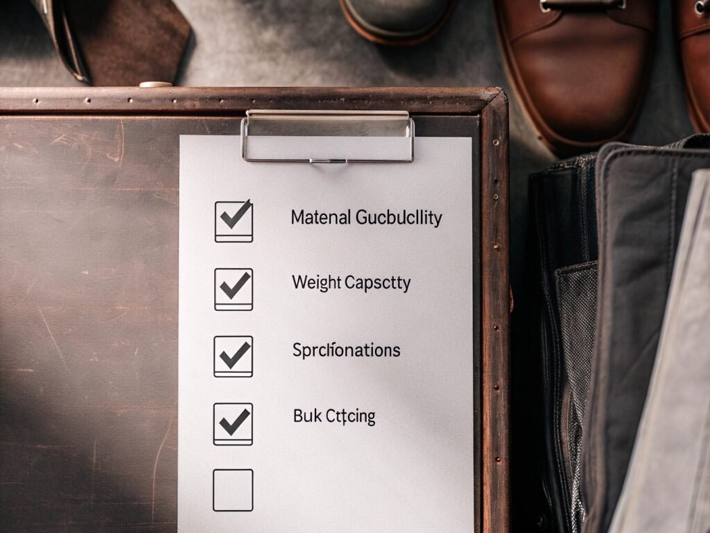 Bulk order checklist for curtain tracks