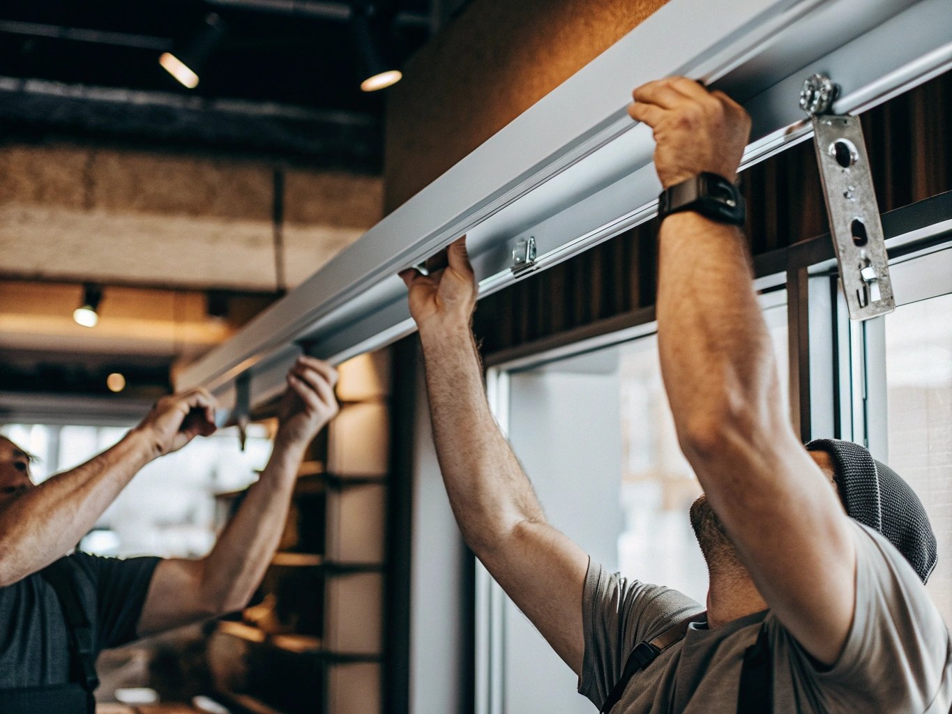 How Do I Properly Install Curtain Tracks in Commercial Buildings?