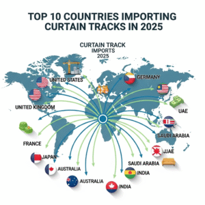 Which Countries Will Import the Most Curtain Tracks in 2025?