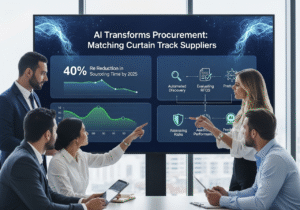 How Can Procurement Teams Use AI for Curtain Track Supplier Matching?