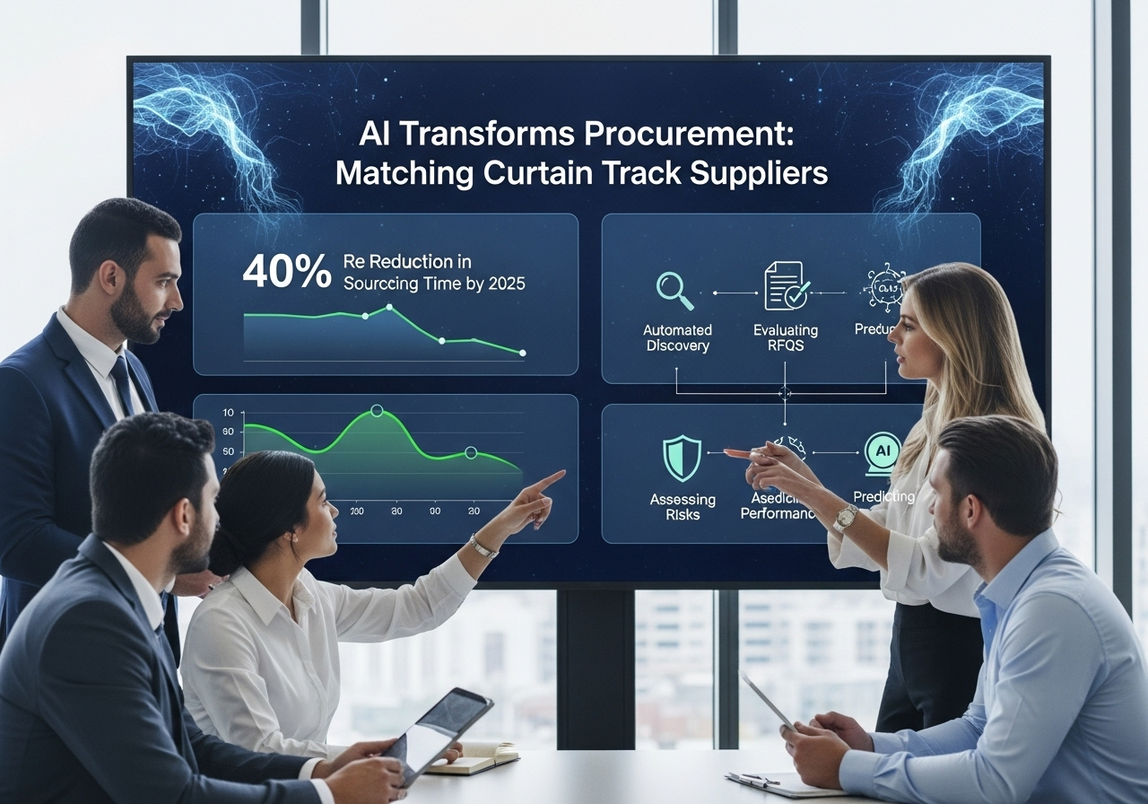 How Can Procurement Teams Use AI for Curtain Track Supplier Matching?