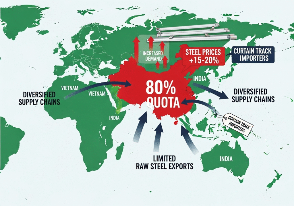 China export restrictions steel