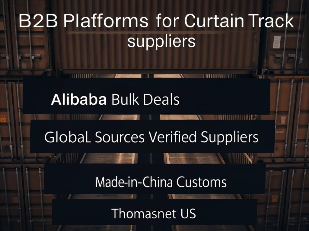 B2B platforms for curtain tracks