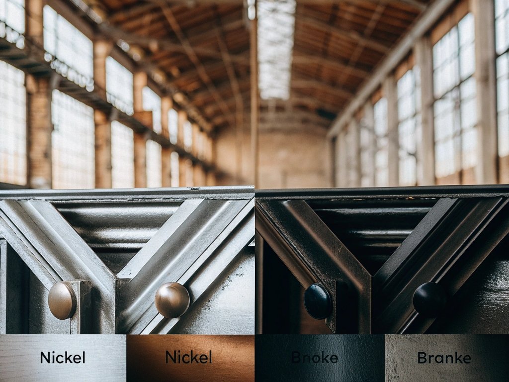 brushed metal tracks